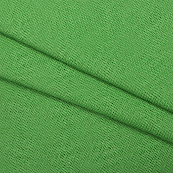 Ткань трикотаж Рибана с лайкрой 215г опененд 80-90см зел.яблоко 16-6444 уп.3м