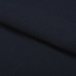 Ткань трикотаж Футер 2х нитка начес хлопок 190г опененд 100+100 т.синий 19-4010 уп.10м