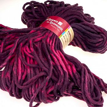 Пряжа для вязания ТРО Вирджиния (100% мериносовая шерсть) 5х150г/85м цв.4417 секционный
