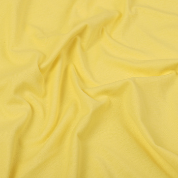 Ткань трикотаж Кулирка хлопок 145г опененд 100+100см желтый 11-0620 уп.1м
