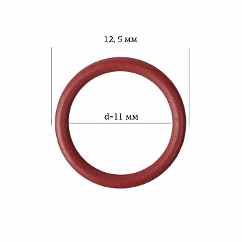 Кольцо для бюстгальтера Ø11мм металл ARTA.F.2830 цв.101 темно-красный, уп.50шт