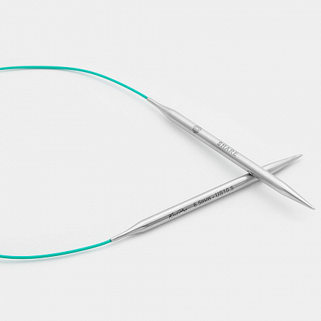 36141 Knit Pro Спицы круговые для вязания Mindful 5мм/120см, нержавеющая сталь, серебристый