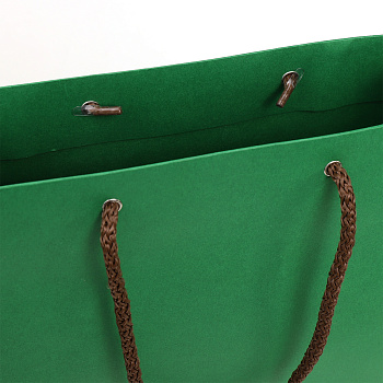 Шнурок для пакетов с крючком вязаный полипропилен пп6 d6мм L40см цв.21 коричневый (уп 100шт/50пар)