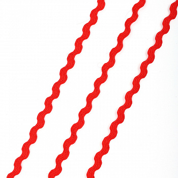 Тесьма декоративная Вьюнчик TBY арт.64312 шир.3мм цв.F162 красный уп.18,28м (±1м)