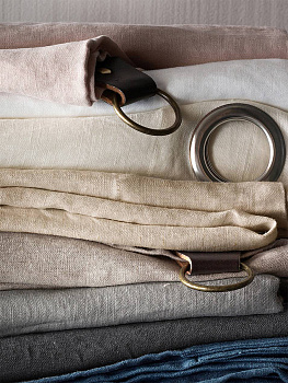 Ткань Лен, арт.TBY-DJ-15, 140г/м², 30% лен 70% хлопок, шир.150см, рул.20м