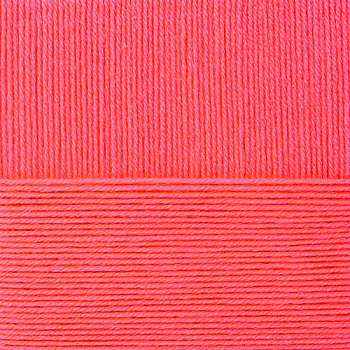 Пряжа для вязания ПЕХ Народная (30% шерсть, 70% акрил) 5х100г/220м цв.058 коралл