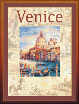 Набор для вышивания РИОЛИС арт.0030 РТ Города мира. Венеция 30х40 см