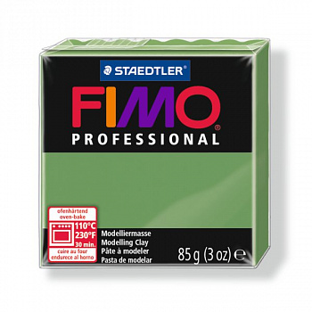 FIMO professional полимерная глина, запекаемая в печке, уп. 85г цв.зеленый лист, арт.8004-57