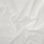 Ткань шитье TBY-958-01 100г/м² 100% хлопок  шир.150(138)см  цв.белый
