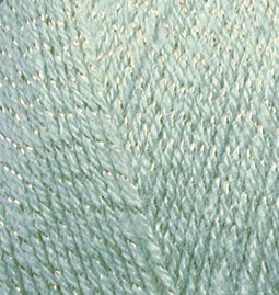 Пряжа для вязания Ализе Sal simli (95% акрил, 5% металлик) 5х100г/460м цв.114 мята